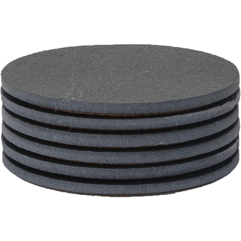 Sona Home Ta� Bardak Altl��� Set (Siyah)(6 Adet)