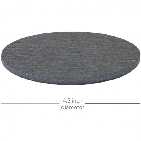 Sona Home Ta� Bardak Altl��� Set (Siyah)(6 Adet)