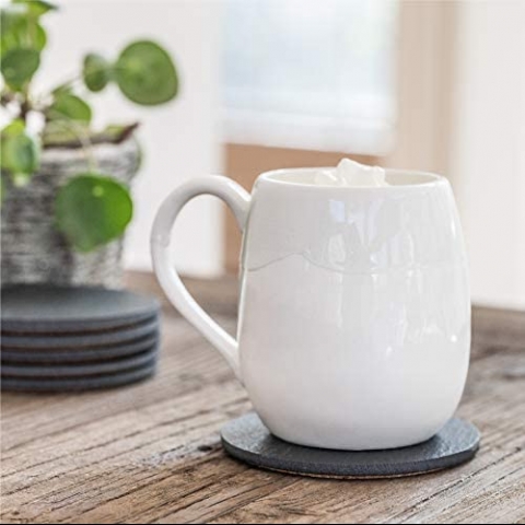 Sona Home Ta� Bardak Altl��� Set (Siyah)(6 Adet)