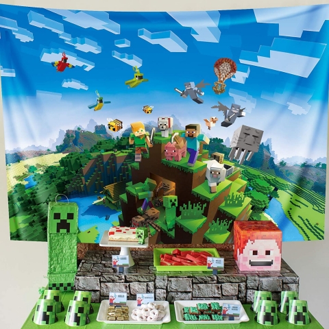 AndyM Shop Minecraft Desenli Kuma Duvar Hals
