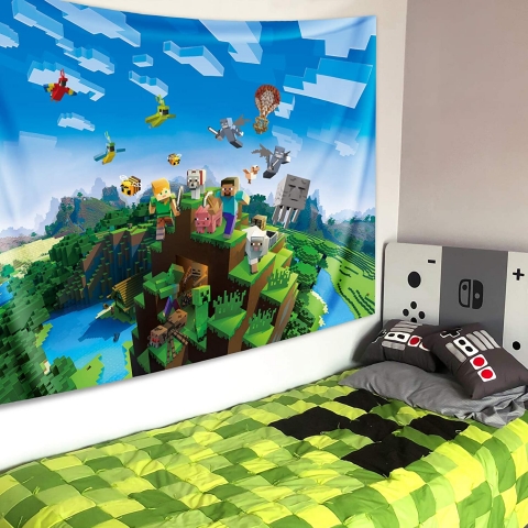 AndyM Shop Minecraft Desenli Kuma Duvar Hals