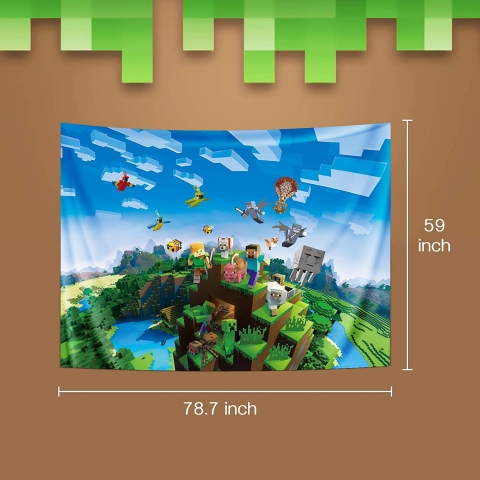 AndyM Shop Minecraft Desenli Kuma Duvar Hals