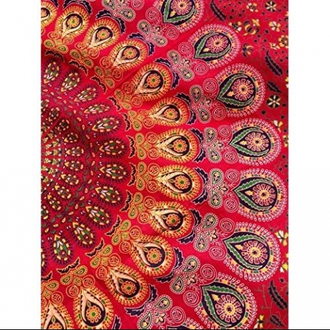 Jaipur Handloom Mandala Desenli Duvar Hals (137x216 cm)