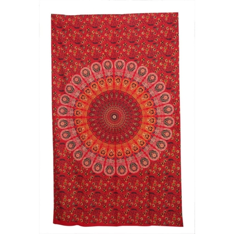 Jaipur Handloom Mandala Desenli Duvar Hals (137x216 cm)