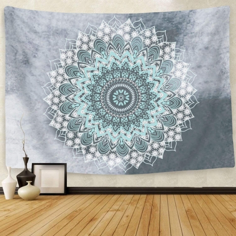 Cootime Mandala Temal Duvar Hals (177x230 cm)