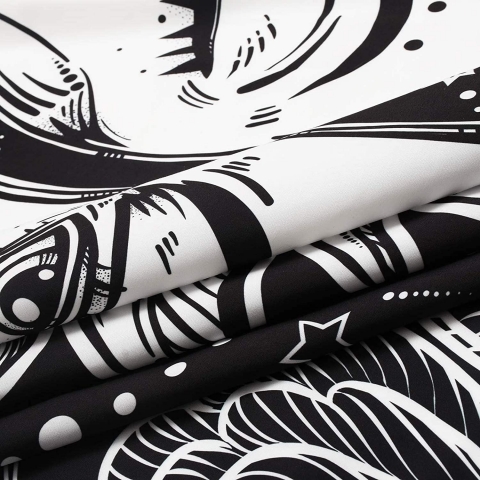 DIKN Gne Ve Ay Desenli Duvar Hals (200x150 cm)
