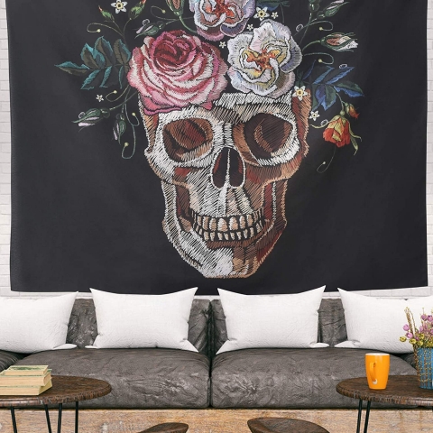 Reecotex Kuru Kafa Desenli Duvar Hals (152x200cm)