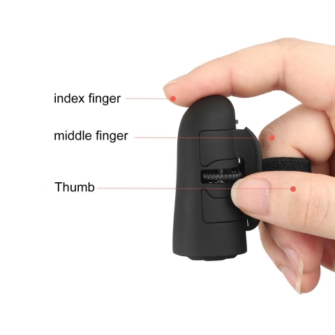 Wireless Finger Mouse,Emmako 2.4G Bluetooth Mouse Optical