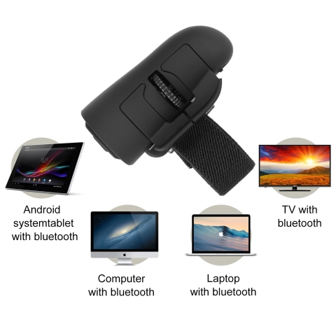 Wireless Finger Mouse,Emmako 2.4G Bluetooth Mouse Optical