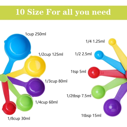 OKAYC Plastik l Ka Set (10 Para)