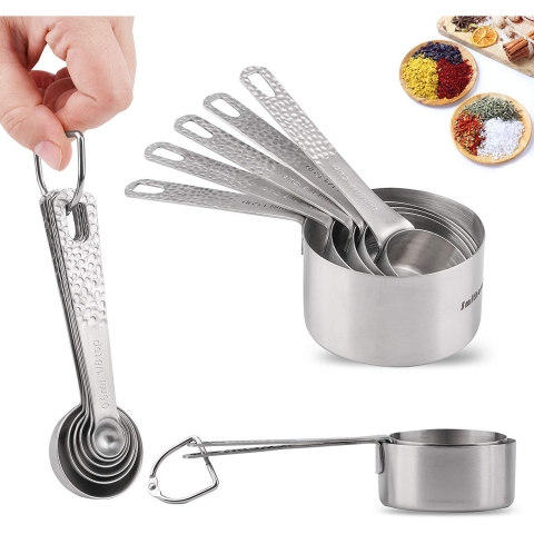 Smithcraft Paslanmaz �elik �l�� Ka���� Set (11 Par�a)