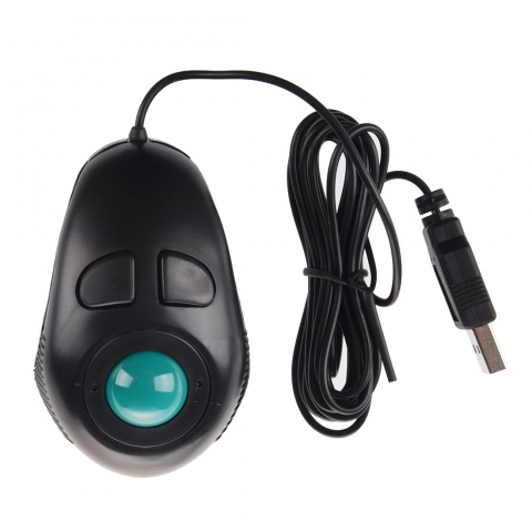 TOOGOO (R)Portable Finger Hand Held 4D Usb Mini Trackball Mouse