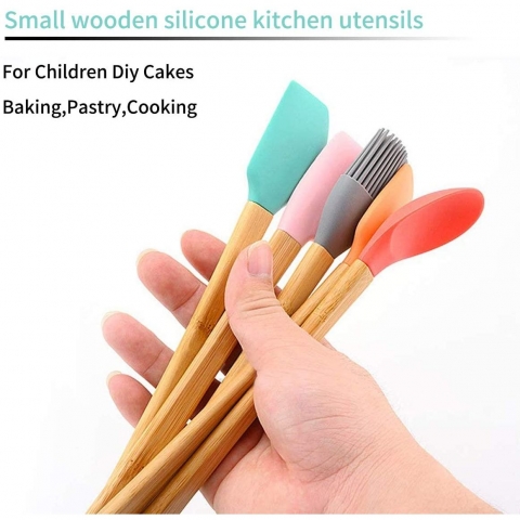 Lubsmuns Silikon Spatula Set (5 Para) (Renkli)