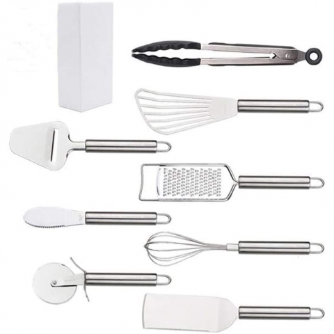 finefox Paslanmaz �elik Mutfak Gere�leri Seti (8 Par�a)