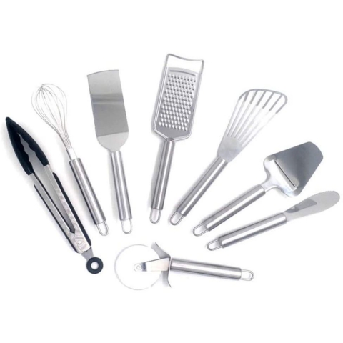 finefox Paslanmaz �elik Mutfak Gere�leri Seti (8 Par�a)