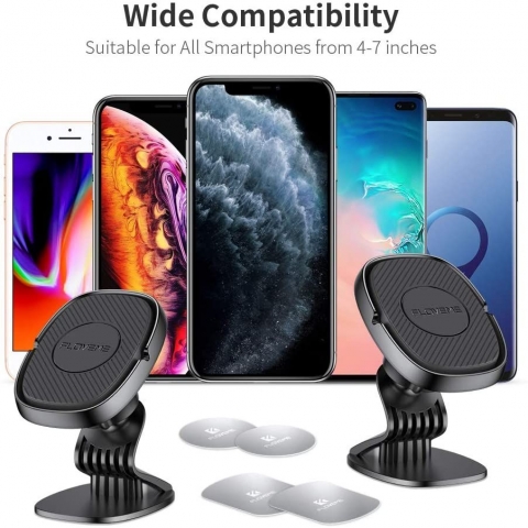 FLOVEME Manyetik Ara� ��i Telefon Tutucu (2 Adet)