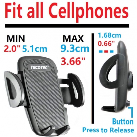 TECOTEC Ara i Bardaklk Telefon Tutucu
