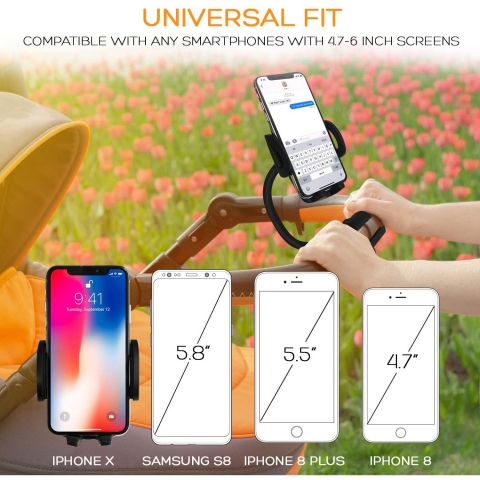 Audiology Bebek Arabas� ��in Telefon Tutucu