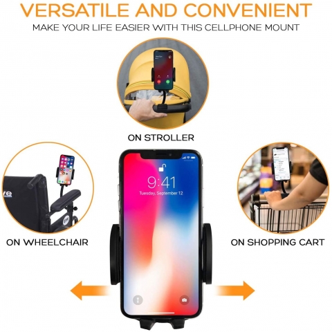 Audiology Bebek Arabas� ��in Telefon Tutucu