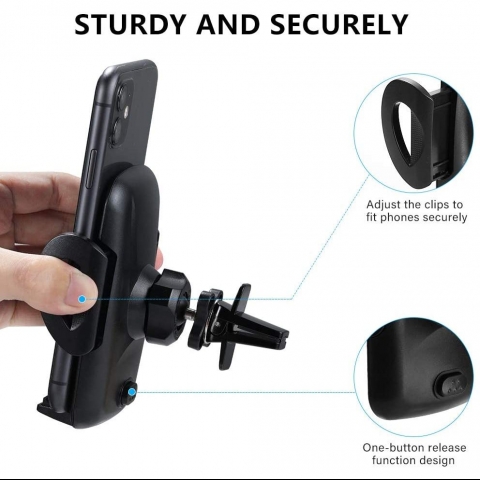 CTYBB Car Phone Holder Mount, Universal Smartphone Car Air Vent M