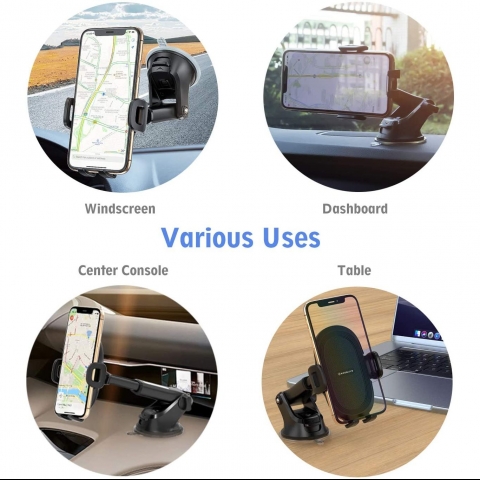 ACCGUYS Ara� ��i Vantuz/Vakumlu �kili Telefon Tutucu