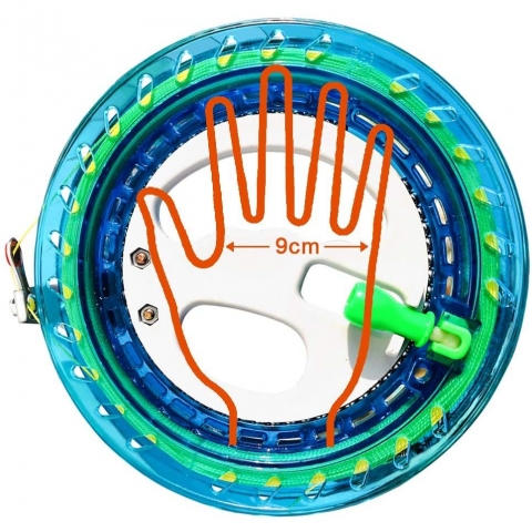 HENGDA KITE Uurtma pi Sarma Makaras (18.5cm)(Mavi)