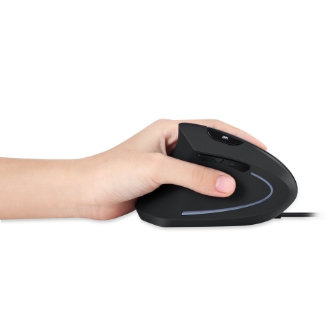 Perixx PERIMICE-513L Left Handed Ergonomic Vertical Mouse - 1000/