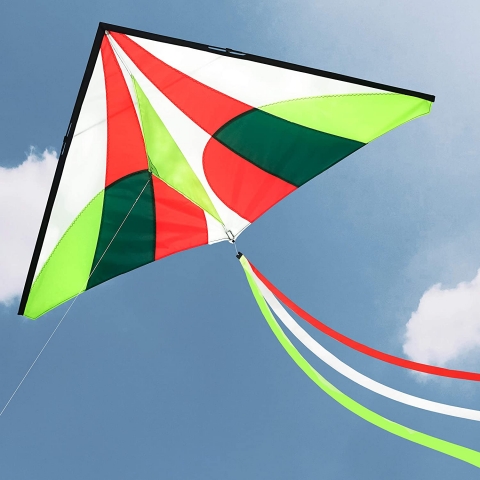 emma kites Delta U�urtma (Ye�il/K�rm�z�/Beyaz) (150cm)