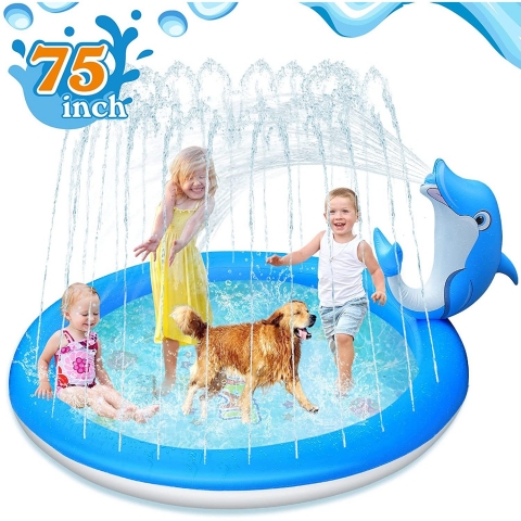 LUKAT Sprinkler ime ocuk Su Oyun Mat (190cm)