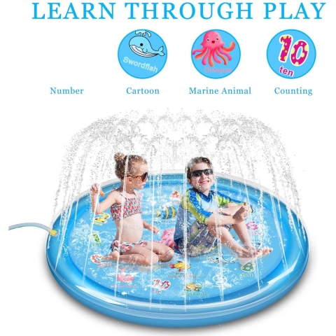 MZTDYTL Sprinkler �ocuk Su Oyun Mat� (172cm)