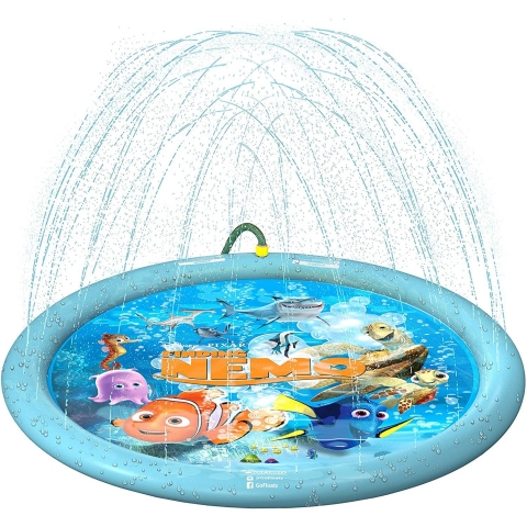 GoFloats Disney Nemo Sprinkler ocuk Su Oyun Mat (152cm)