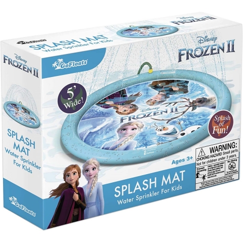 GoFloats Disney Frozen Sprinkler ocuk Su Oyun Mat (152cm)