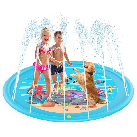 funny poop Sprinkler ocuk Su Oyun Mat (172cm)
