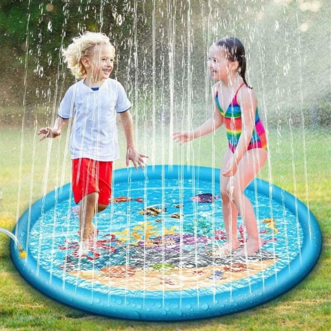 funny poop Sprinkler ocuk Su Oyun Mat (172cm)