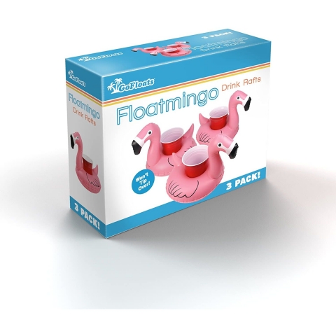 GoFloats 3 Para ime ecek Tutucu (Flamingo)