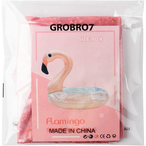 GROBRO7 ime Deniz Simidi ve ecek Tutucu (Flamingo)
