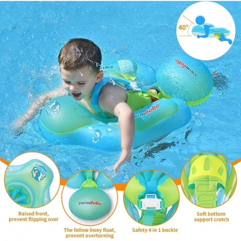 Swimbobo ime Bebek Simidi (6-36 Ay) (Mavi) (Large)