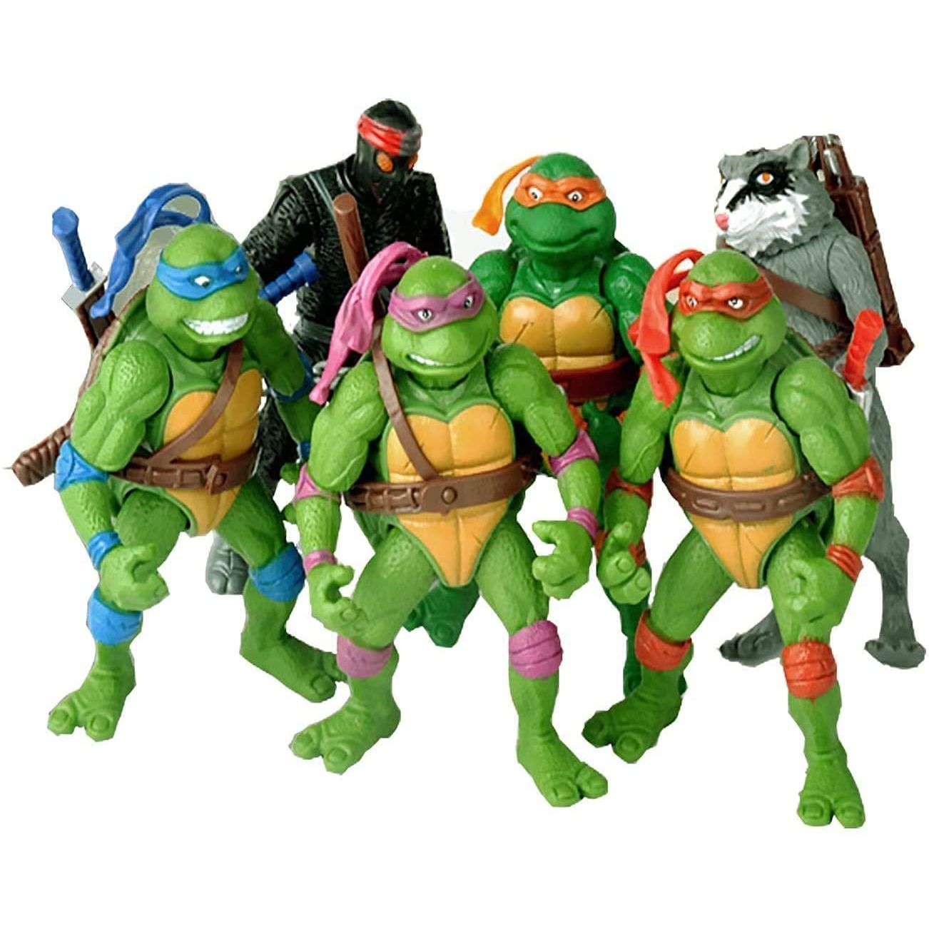Teenage Mutant Ninja Turtles-TMNT Aksiyon Figür(6 parça) 54971