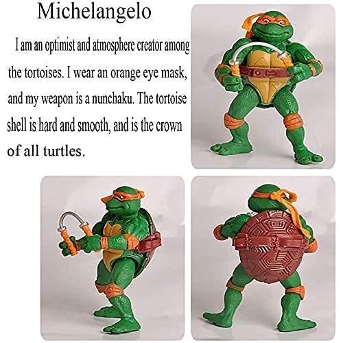 Teenage Mutant Ninja Turtles-TMNT Aksiyon Figür(6 parça) 54971