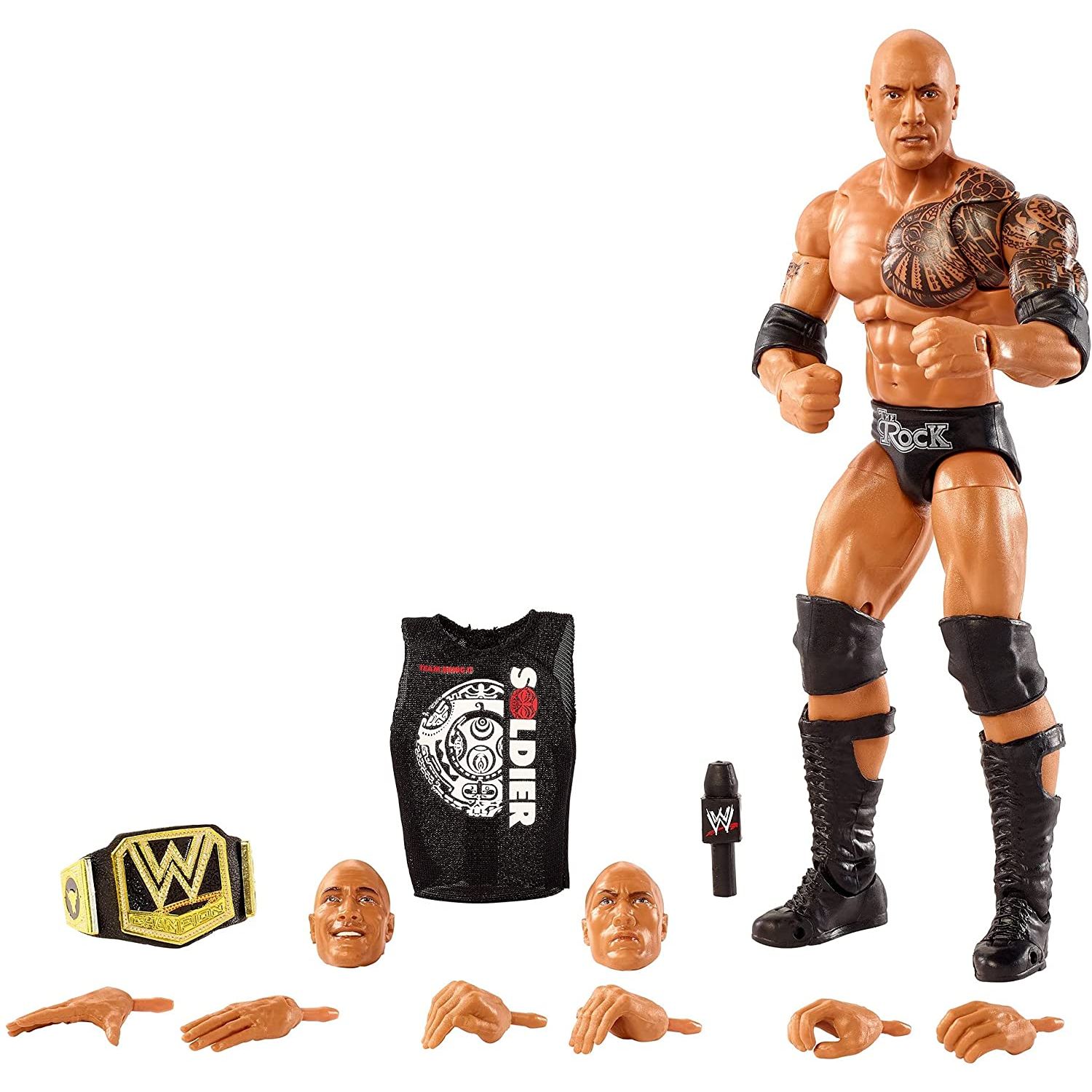 WWE MATTEL Ultimate Edition The Rock Aksiyon Figür(15.2 cm) 55314