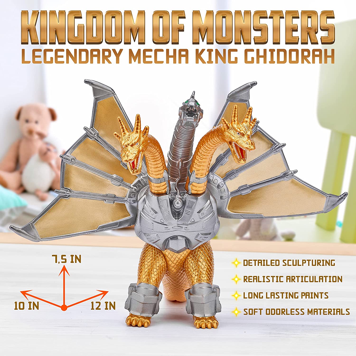 Inner World Godzilla Mecha King Ghidorah Aksiyon Figür(15.2.cm) 56885