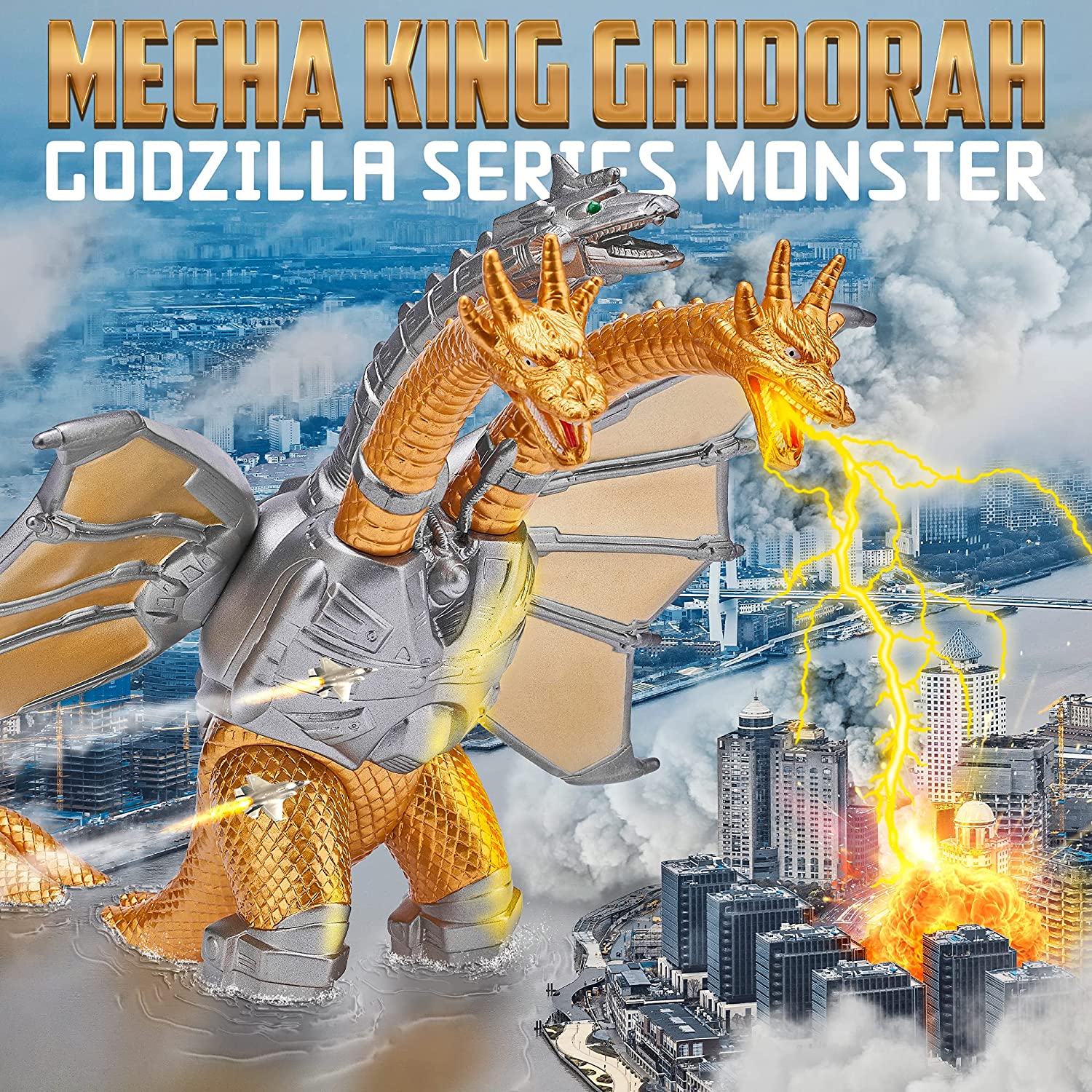 Inner World Godzilla Mecha King Ghidorah Aksiyon Figür(15.2.cm) 56885