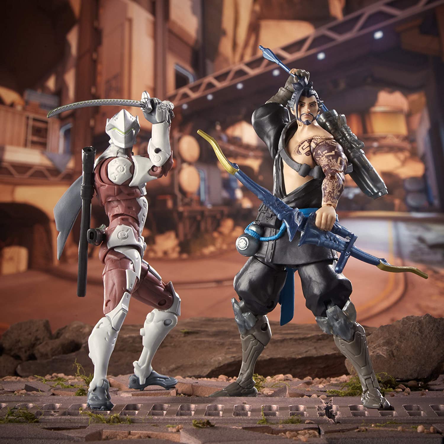 Hasbro Hanzo and Genji Dual Pack Aksiyon Figür(15.2cm) 56878