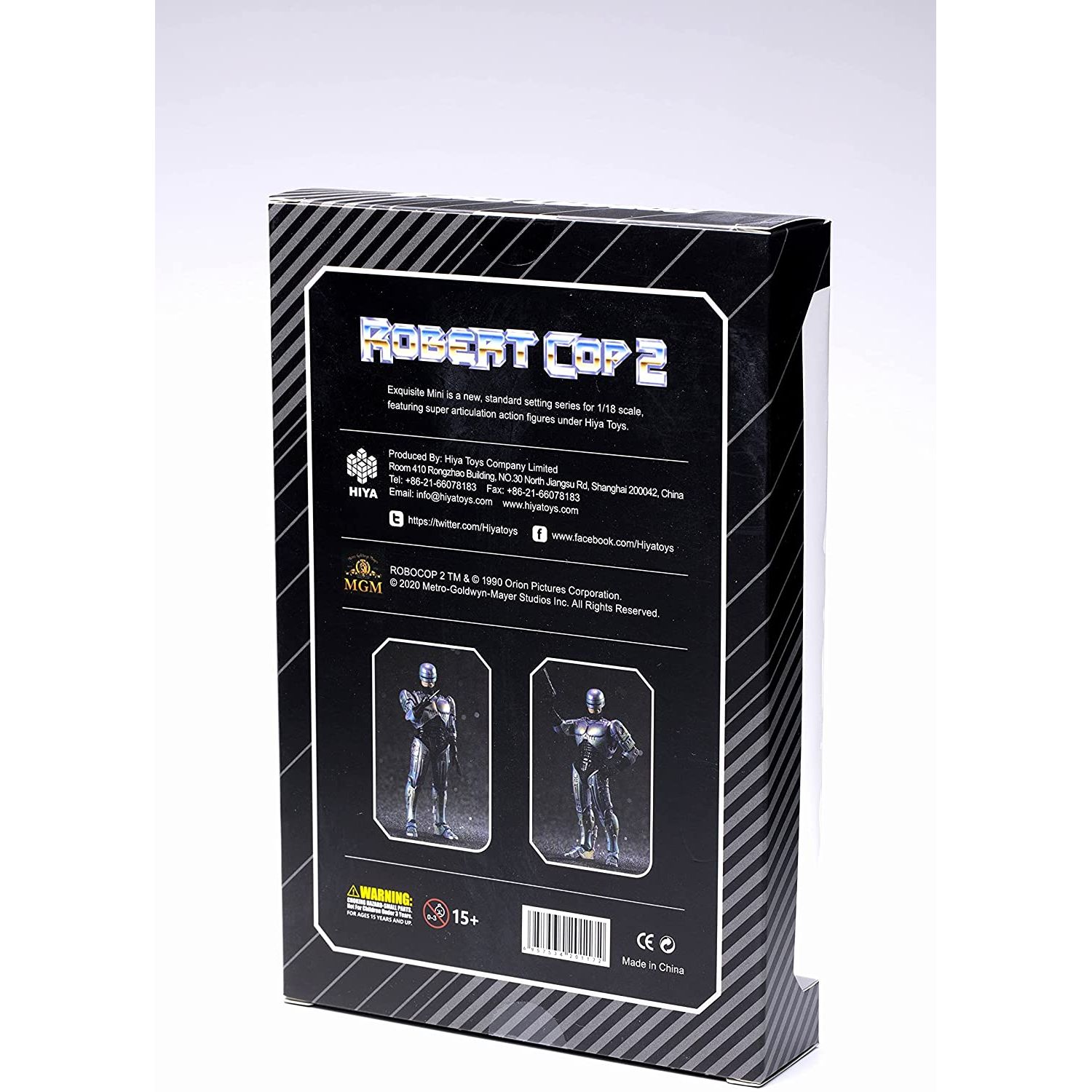Hiya Toys Robocop 2: Robert Cop Aksiyon Figür(10cm) 57130