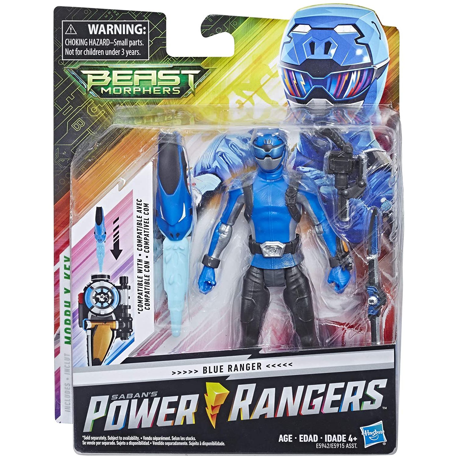 Power Rangers Hasbro Beast Morphers Blue Aksiyon Figür(15.2cm) 55359