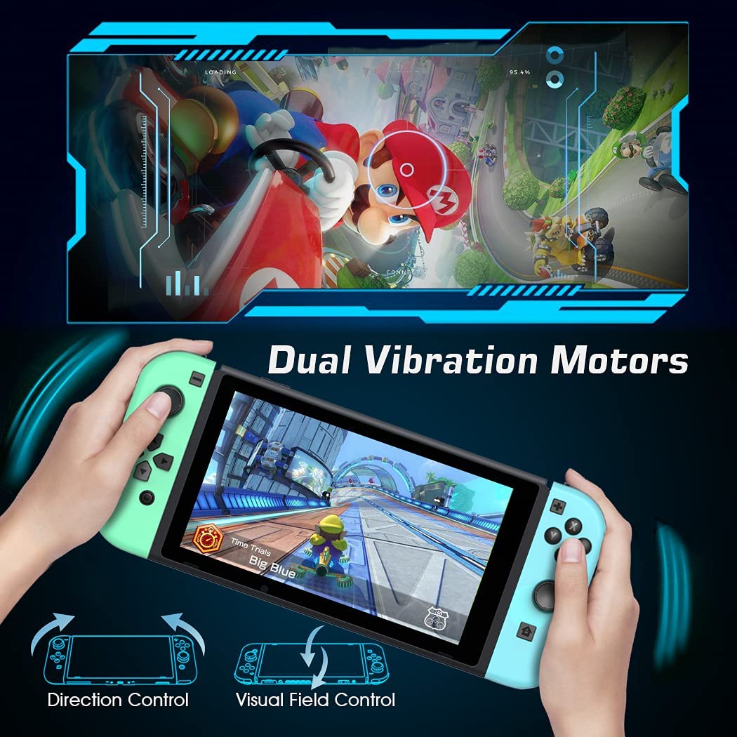 KDD Nintendo Switch OLED İçin Pad Konsol (Mavi/Yeşil) 60430