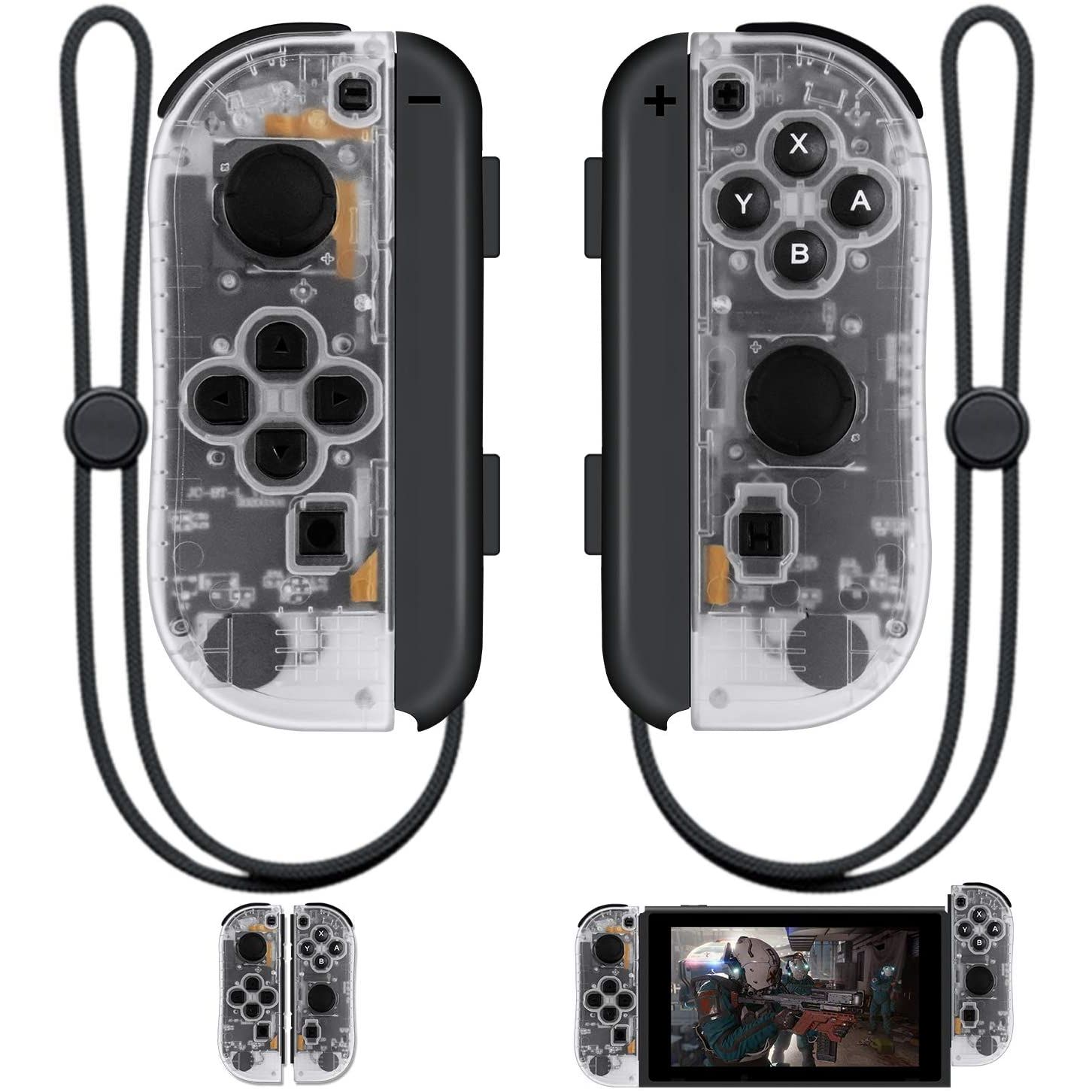 SINGLAND Nintendo Switch İçin Oyun Konsolu (Şeffaf) 60419