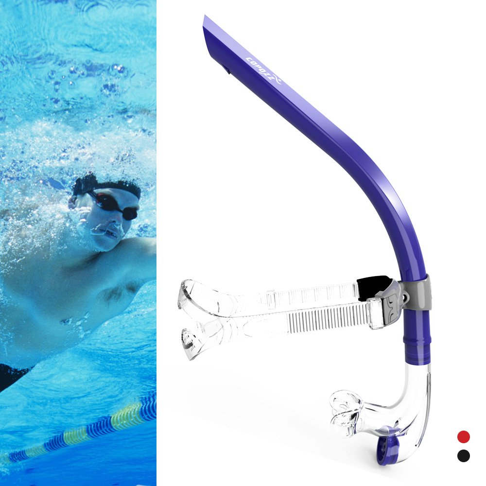 COPOZZ Swim Snorkel for Lap Swimming Swimmers Training Şnolkel 10034