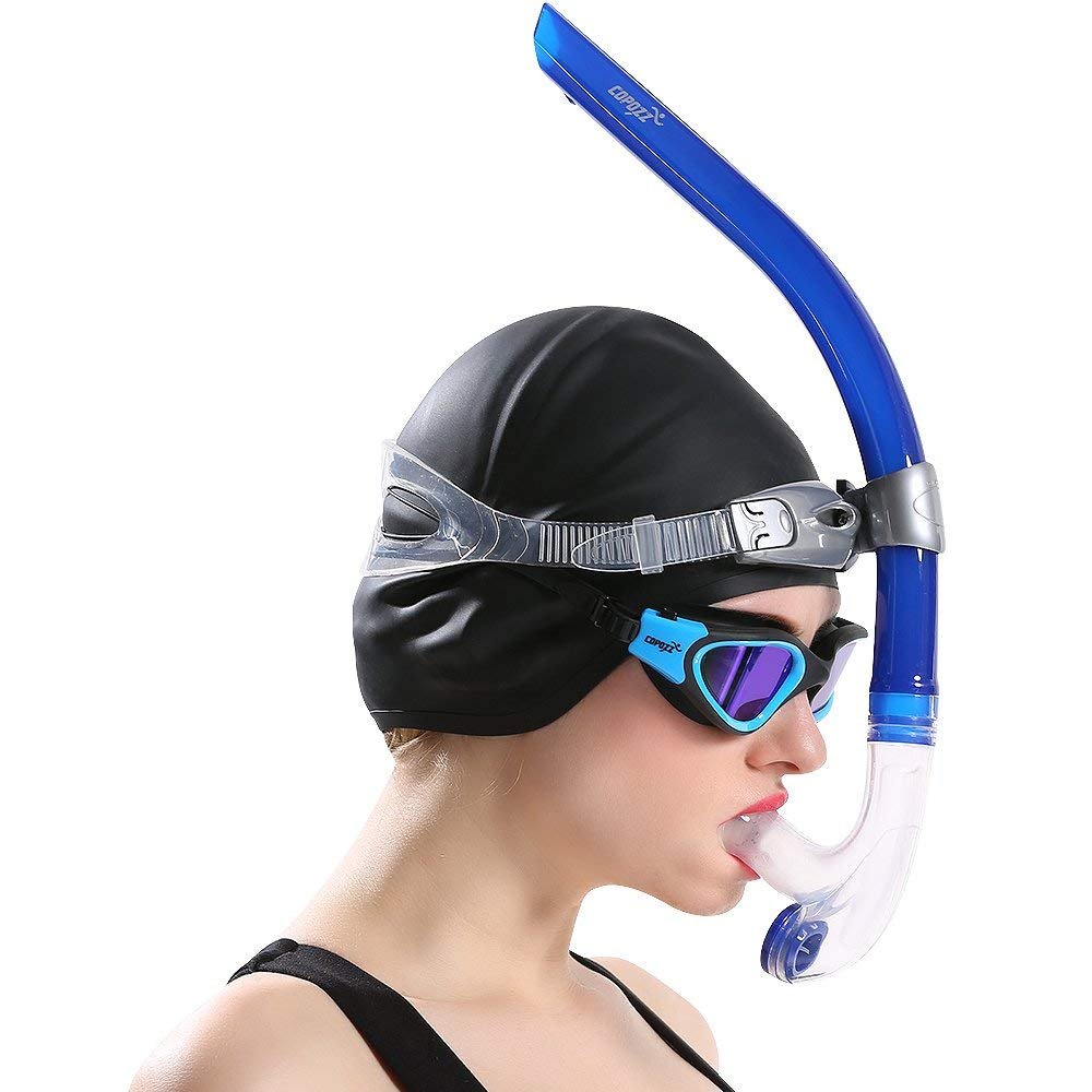 COPOZZ Swim Snorkel for Lap Swimming Swimmers Training Şnolkel 10034