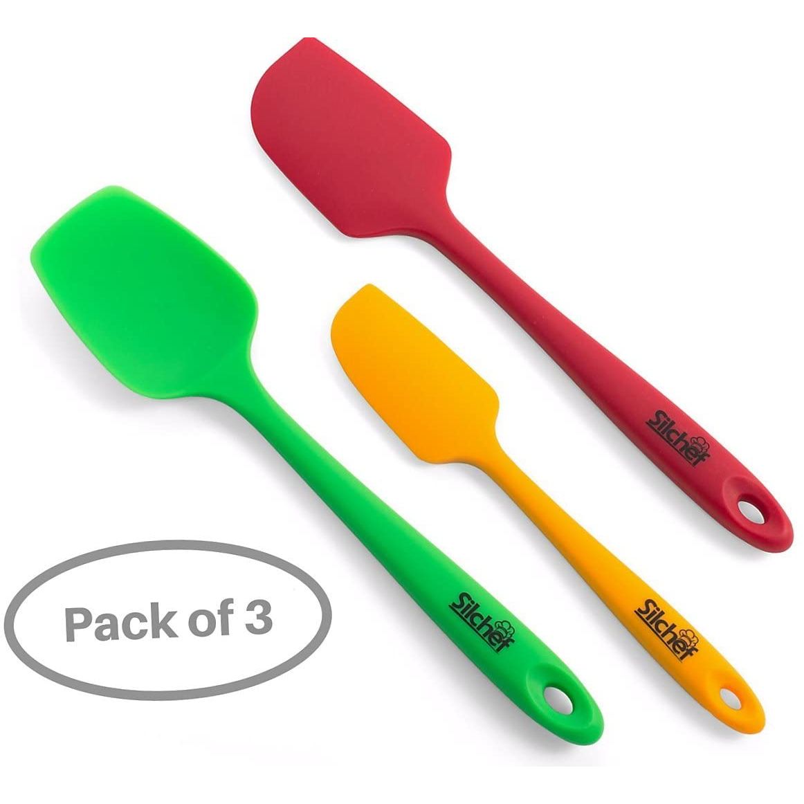 Silchef Silikon Spatula Seti Renkli 3 Par a 73758